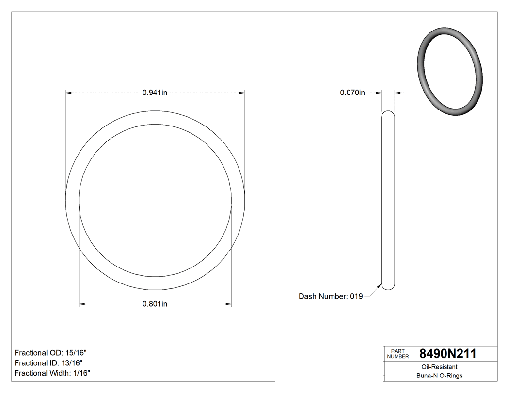 Technical drawing - 8490N21